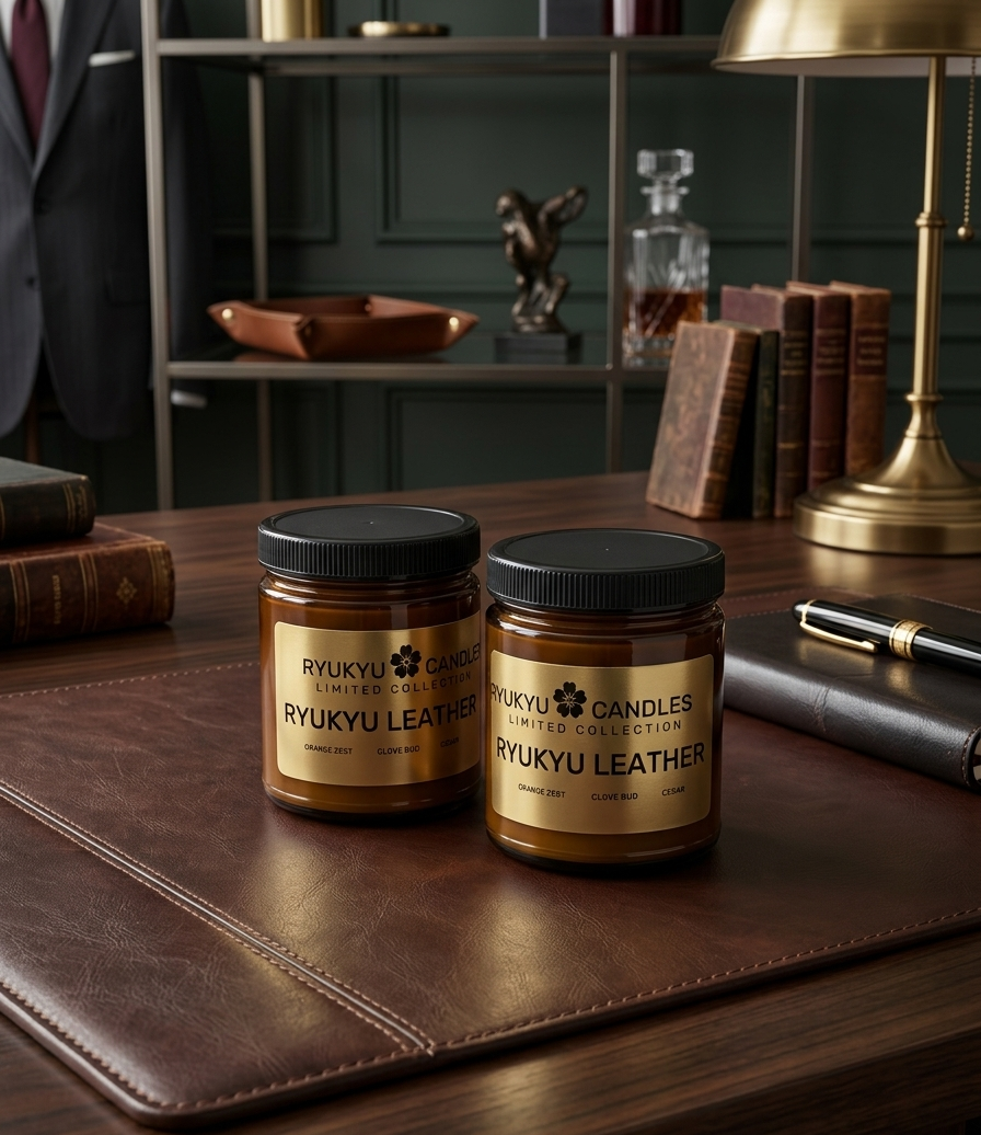 Ryukyu Leather Luxury Scented Candle