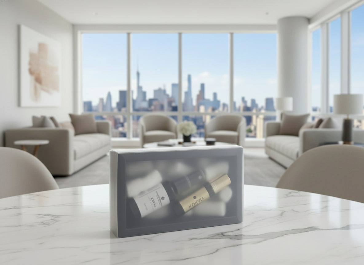 Hand Sanitizer and Roll-On Fragrance Gift Set